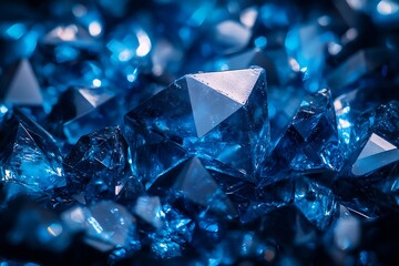 Sparkling Blue Crystals