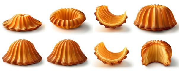 Madeleine Cake Pastries Template