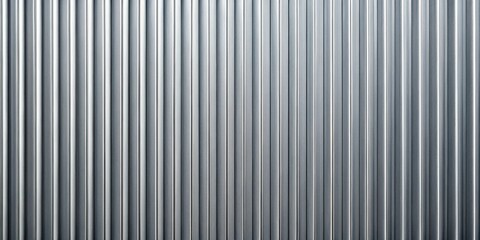Gray corrugated metal wall texture background for industrial design projects