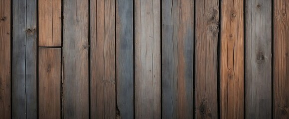 Naklejka premium surface of wood fence texture background