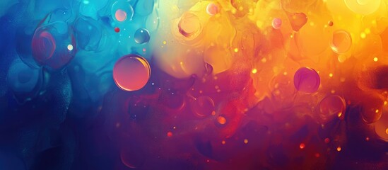 Backdrop with vibrant colors and abstract designs creating a visually stimulating environment for creative projects and presentations