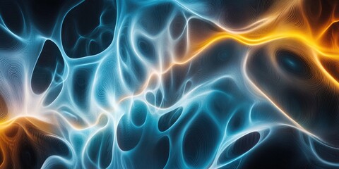 Fototapeta premium Abstract fractal background featuring 3D rendering techniques