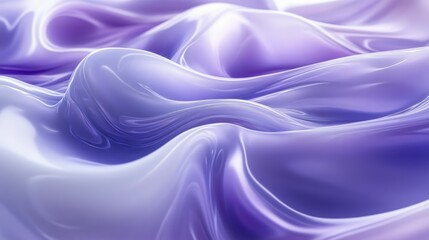 Obraz premium Tranquil Soft Periwinkle and Lavender Swirls - Peaceful Abstract Background for Relaxation and Calmness