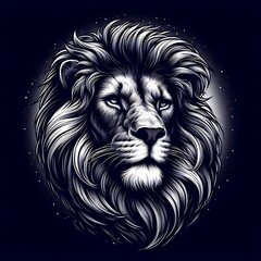 lion head vector