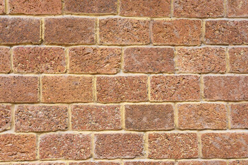 Obraz premium Surface of brown old brick wall background.