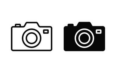 camera icon vector 