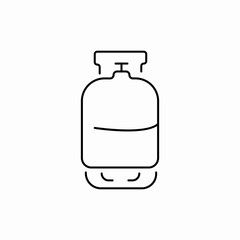 gas cylinder icon sign vector