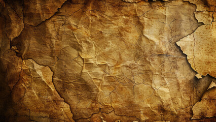 Old crumpled paper with vintage texture