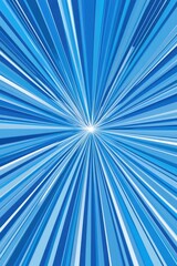 Abstract blue background with a starburst explosion in a line art style illustration