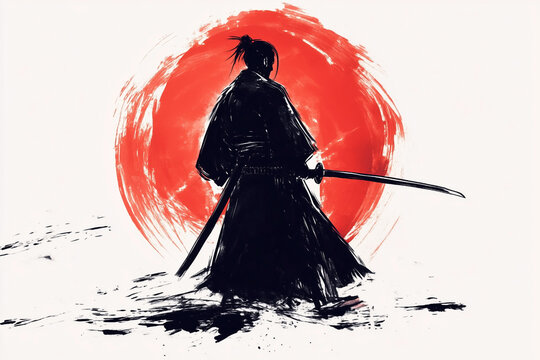 武士　侍　日本刀