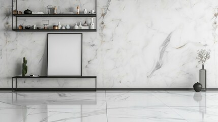 Minimalist Interior Design with a Blank Canvas