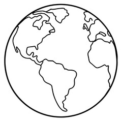 globe icon illustration