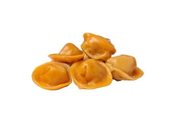 PNG, Cooked yellow dumplings, isolated on white background