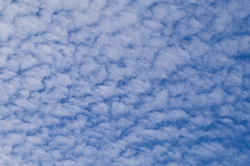 Beautiful white cloud and blue sky on background.