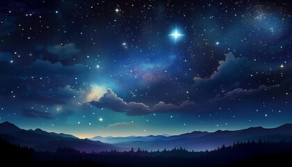 Fototapeta premium night sky