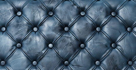 Fototapeta premium A leather Chesterfield background with a closeup of the diamond pattern.