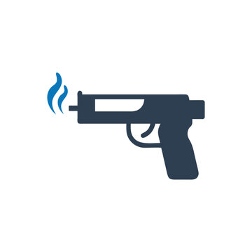 recommend clip art: Smoking Gun Icon, Hand gun icon, Revolver Pistol Icon