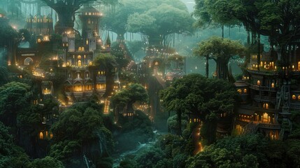 Enchanted Treetop City