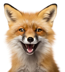 Fototapeta premium PNG Smiling fox mammal animal pet.