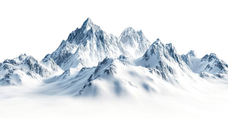 Fototapeta premium PNG A snow mountain border mountains landscape scenery.