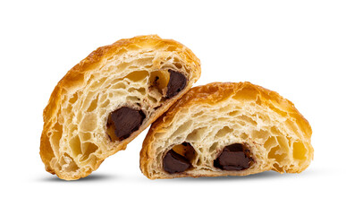 pain au chocolat on transparent png