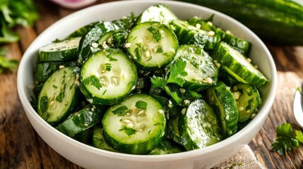 Delicious marinated cucumbers recipe  a refreshing and flavorful vegetable dish for everyone