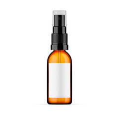 Amber bottle spray