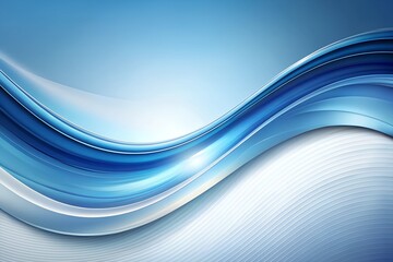 Obraz premium Elegant White and Blue, colourfull Curved Edge Background for Modern Designs 