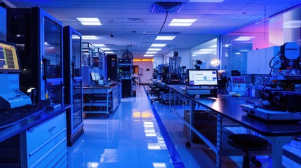 Fototapeta premium High-Tech Laboratory Interior