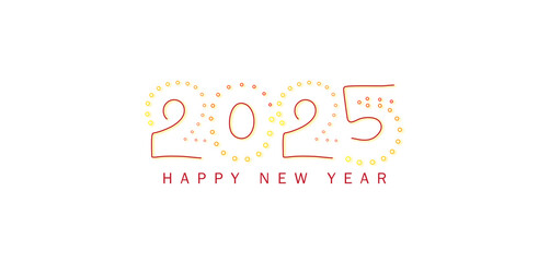 Happy New Year 2025 Beautiful And Stylish Design