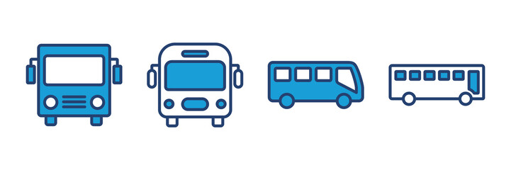 Bus icon vector. bus vector icon