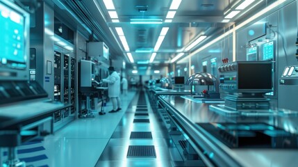 Futuristic Laboratory Interior