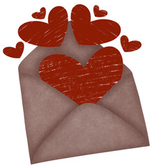 heart with envelope