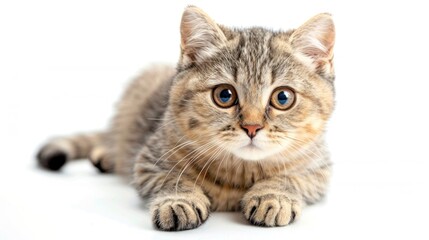 Obraz premium Adorable Kitten with Big Blue Eyes