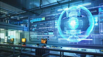 Futuristic Control Room
