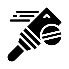 cricket glyph icon