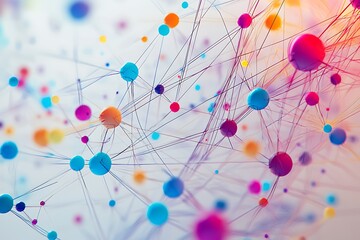 Visualization of strategic business networking in a dynamic corporate environment.