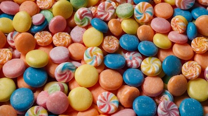 Fototapeta premium Candy and sweets 