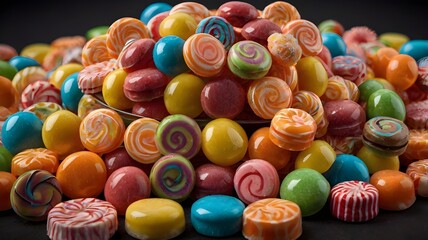 Fototapeta premium Candy and sweets 