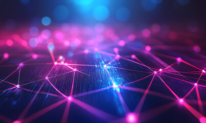 Futuristic Stock Market Chart with Glowing Data or Dynamic Financial Timeline for graphic background