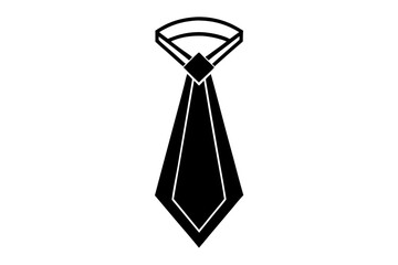 Necktie icon, Tie vector, Necktie and neckcloth symbol