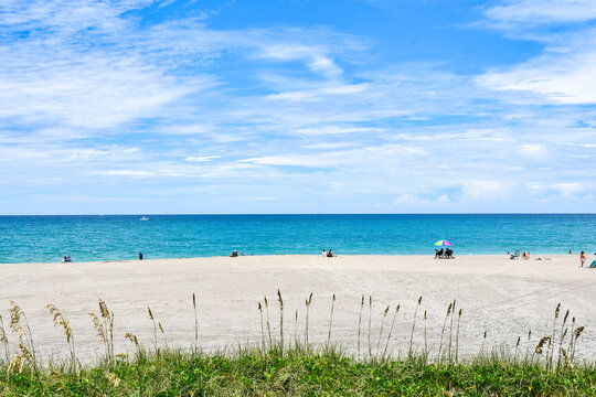 Enjoying a gorgeous day at Juno Beach in Palm Beach County, Florida.