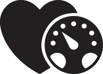 Love icon symbol vector image illustration
