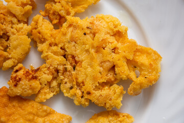 cheese rind fried in oil