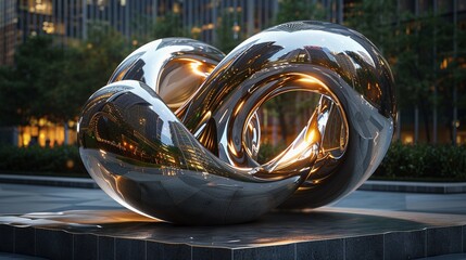 未来的な都市彫刻1