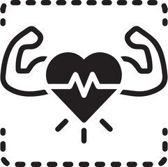 Love icon symbol vector image illustration
