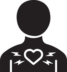 Love icon symbol vector image illustration
