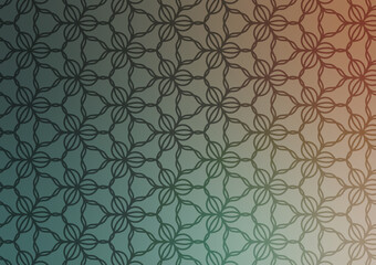 Green triangle pattern abstract geometry line background