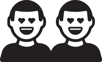 Love icon symbol vector image illustration
