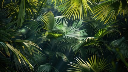 Tropical Leaf Backdrop